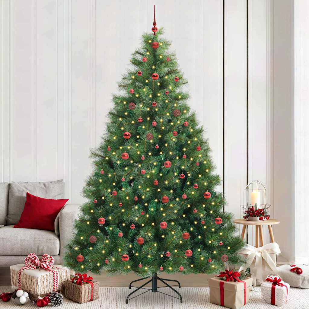 vidaXL Kunstkerstboom met 150 LED met standaard Groen 120 cm PE en PVC