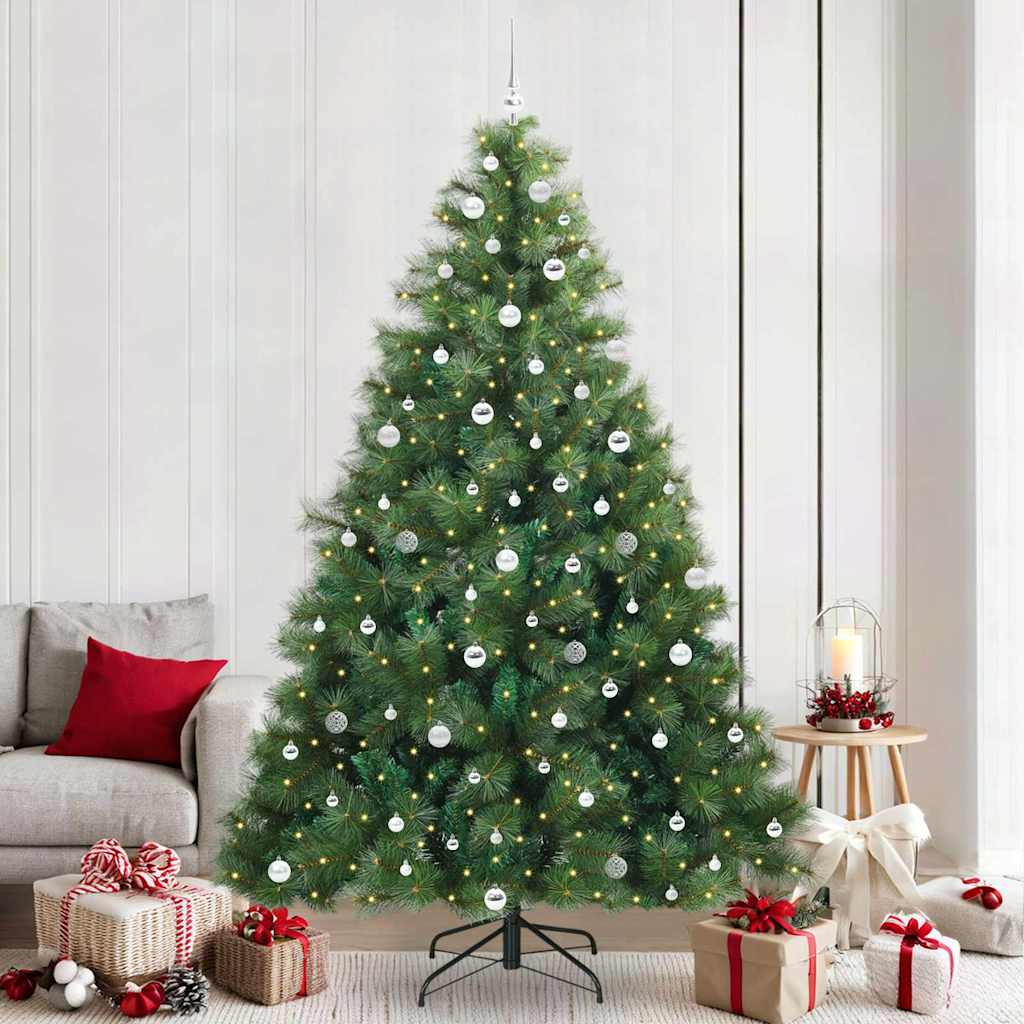 vidaXL Kunstkerstboom met 150 LED met standaard Groen 120 cm PE en PVC