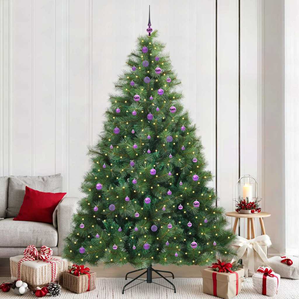 vidaXL Kunstkerstboom met 150 LED met standaard Groen 120 cm PE en PVC
