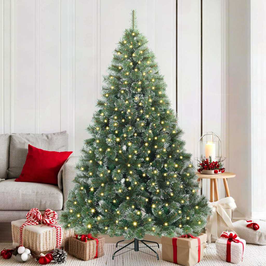 vidaXL Kunstkerstboom met 150 LED met standaard Groen 120 cm PE en PVC