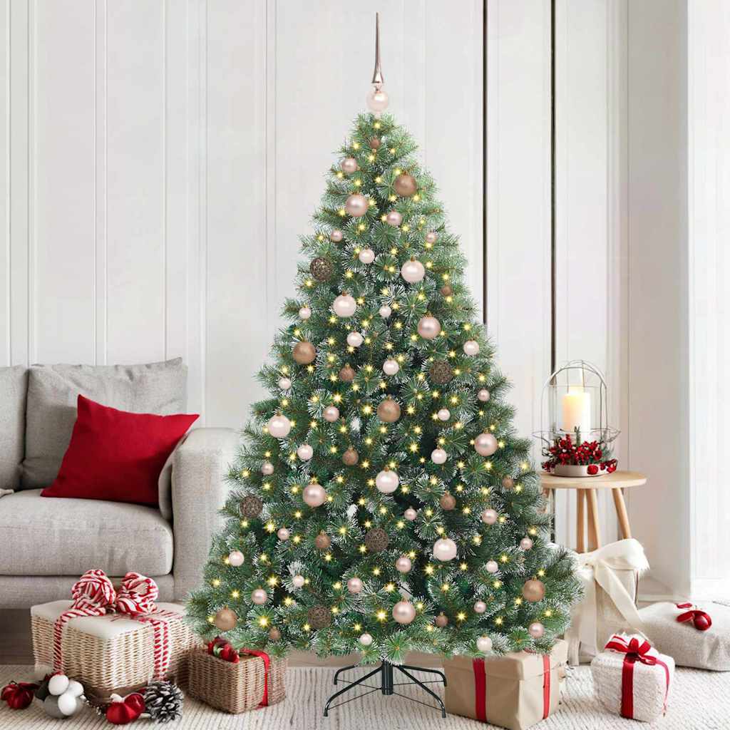 vidaXL Kunstkerstboom met 150 LED met standaard Groen 120 cm PE en PVC