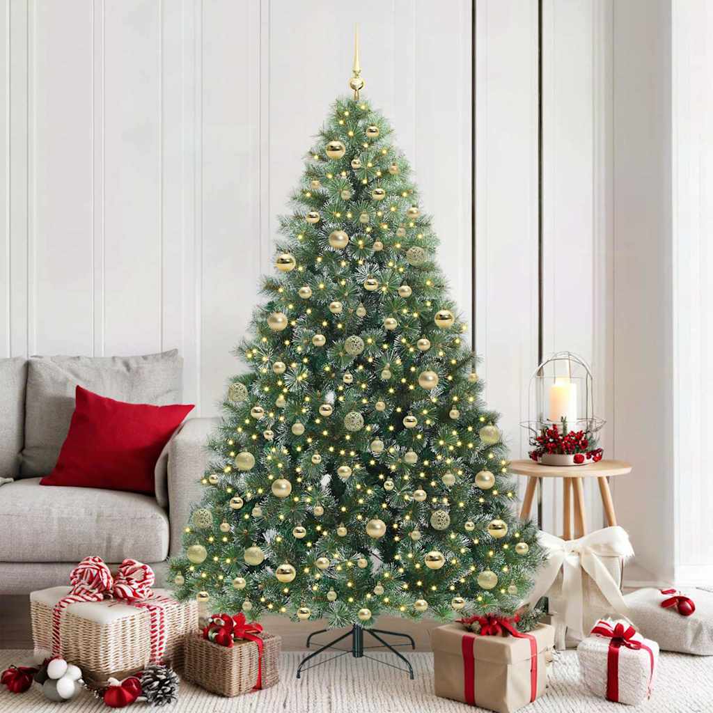 vidaXL Kunstkerstboom met 150 LED met standaard Groen 120 cm PE en PVC