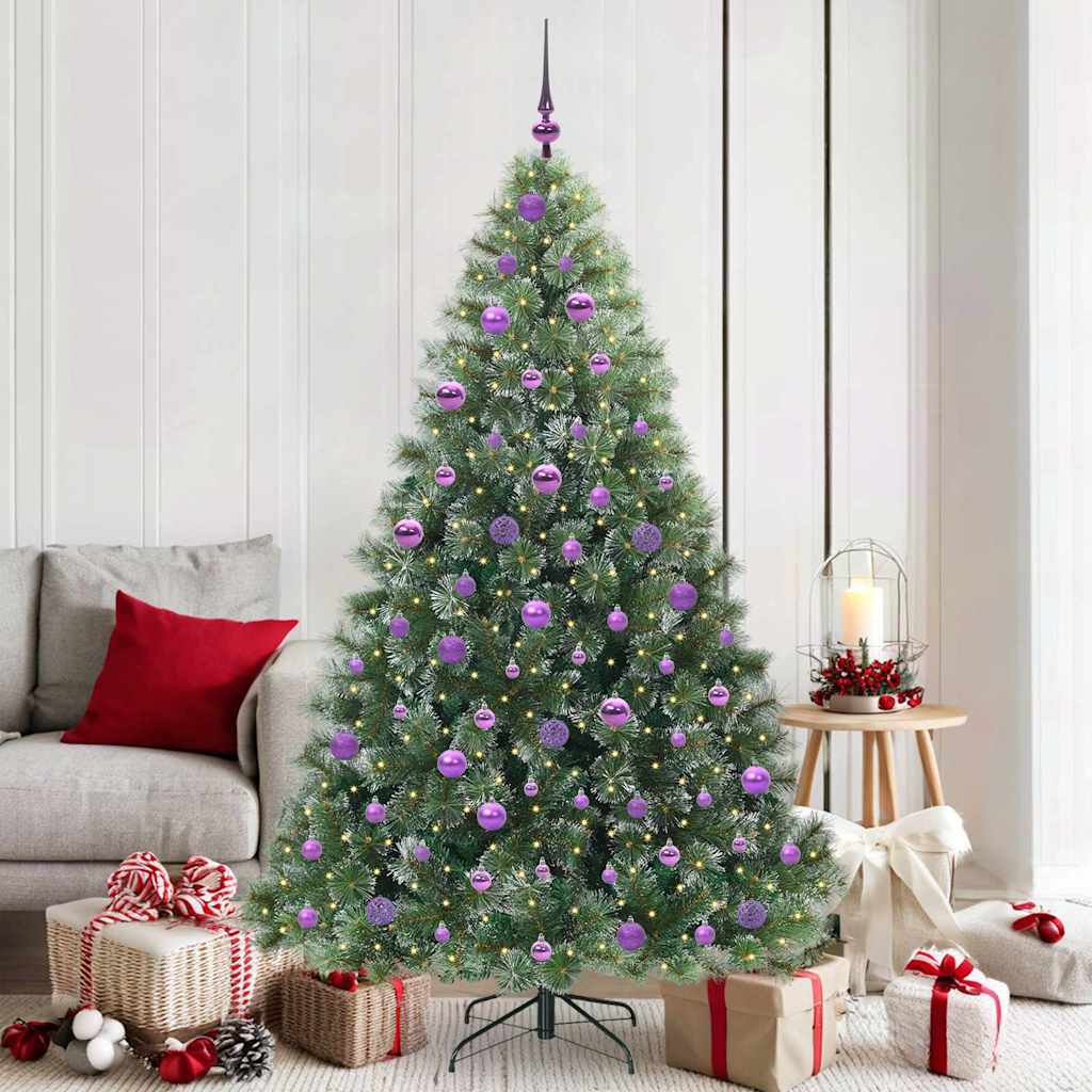 vidaXL Kunstkerstboom met 150 LED met standaard Groen 120 cm PE en PVC