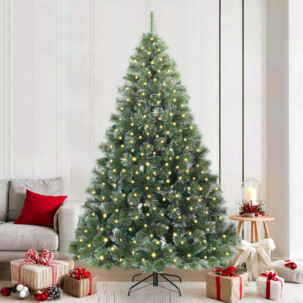 vidaXL Kunstkerstboom met 150 LED met standaard Groen 120 cm PE en PVC