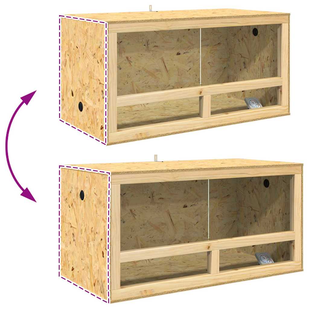 vidaXL Terrarium Bruin 100 x 50 x 100 cm OSB