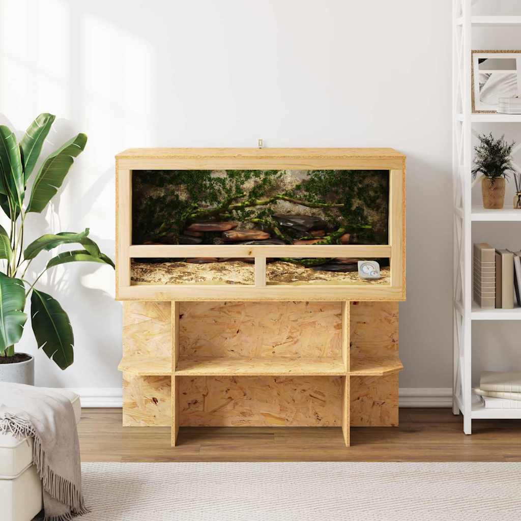 vidaXL Terrarium Bruin 100 x 50 x 100 cm OSB