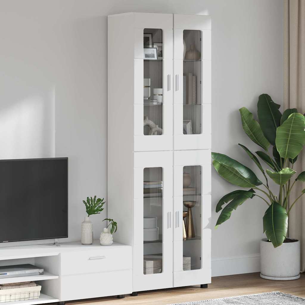 vidaXL TV-kast met lade met plank Wit 100.5 x 39 x 30 cm Bewerkt hout