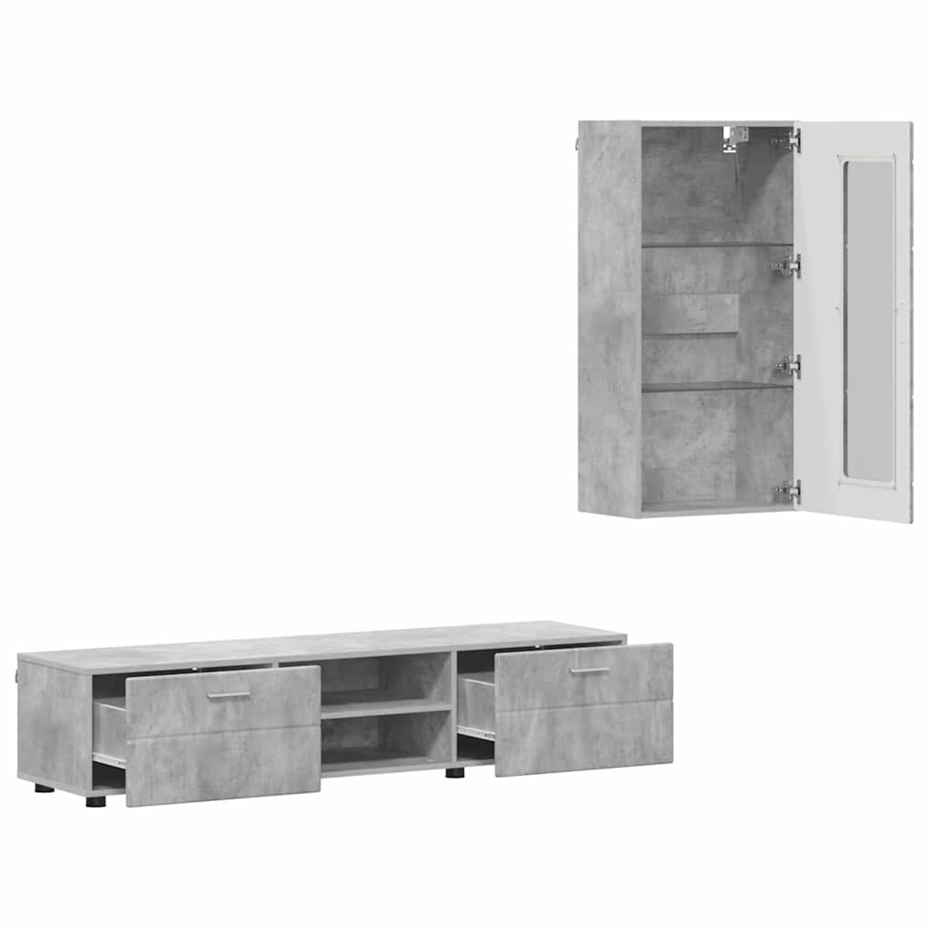 vidaXL TV-kast met lade met plank Wit 100.5 x 39 x 30 cm Bewerkt hout