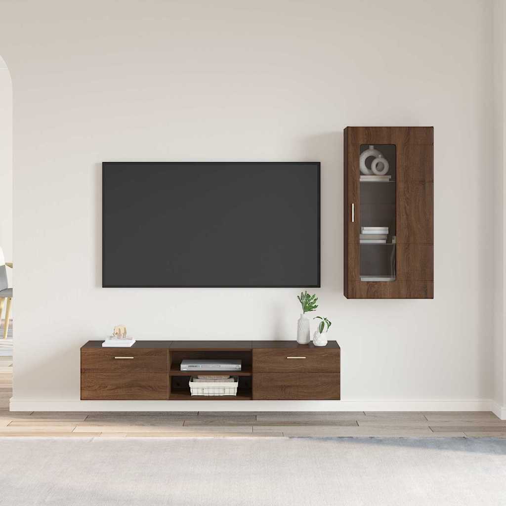 vidaXL TV-kast met lade met plank Wit 100.5 x 39 x 30 cm Bewerkt hout
