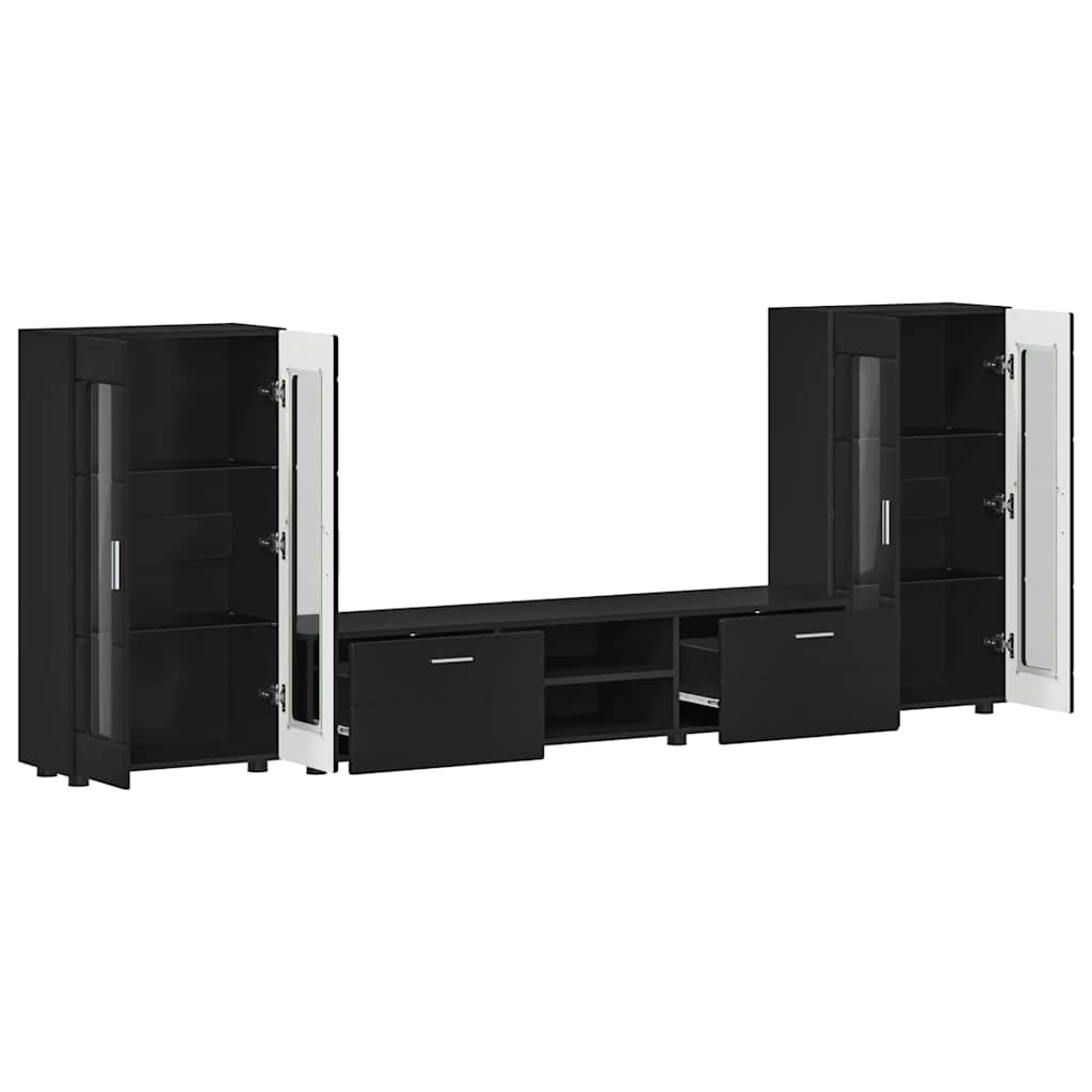 vidaXL TV-kast met lade met plank Wit 100.5 x 39 x 30 cm Bewerkt hout