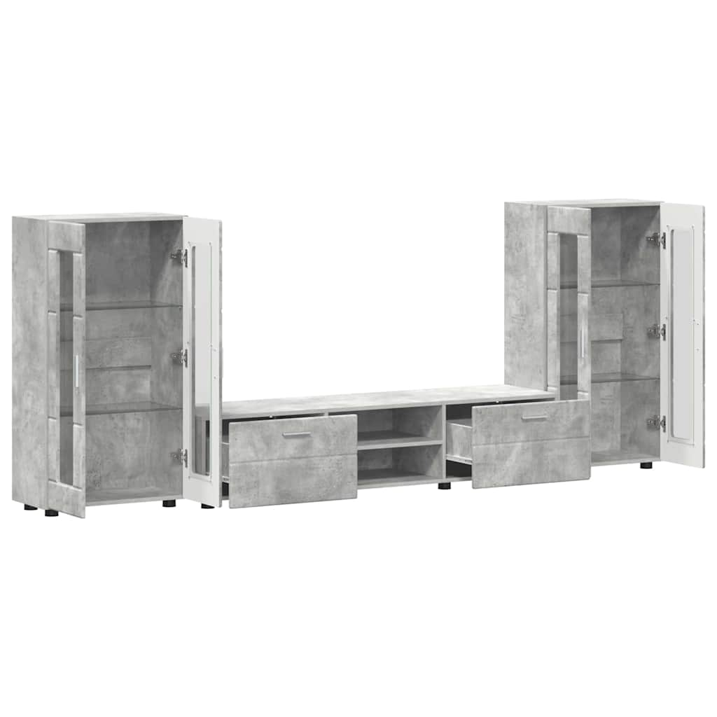 vidaXL TV-kast met lade met plank Wit 100.5 x 39 x 30 cm Bewerkt hout