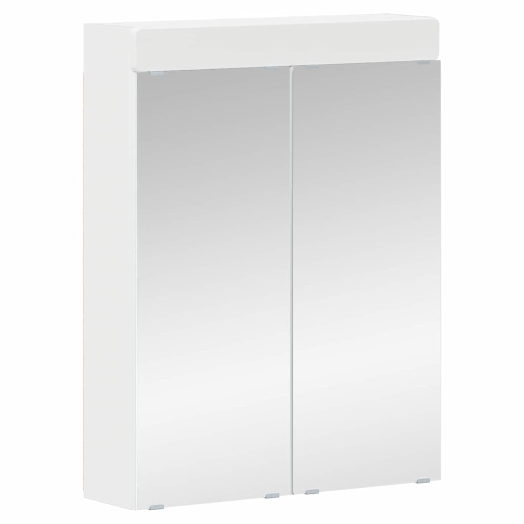 vidaXL Badkamer wastafelkast Wit 60 x 34 x 63 cm Bewerkt hout