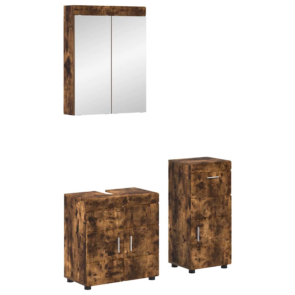 vidaXL Badkamer wastafelkast Wit 60 x 34 x 63 cm Bewerkt hout