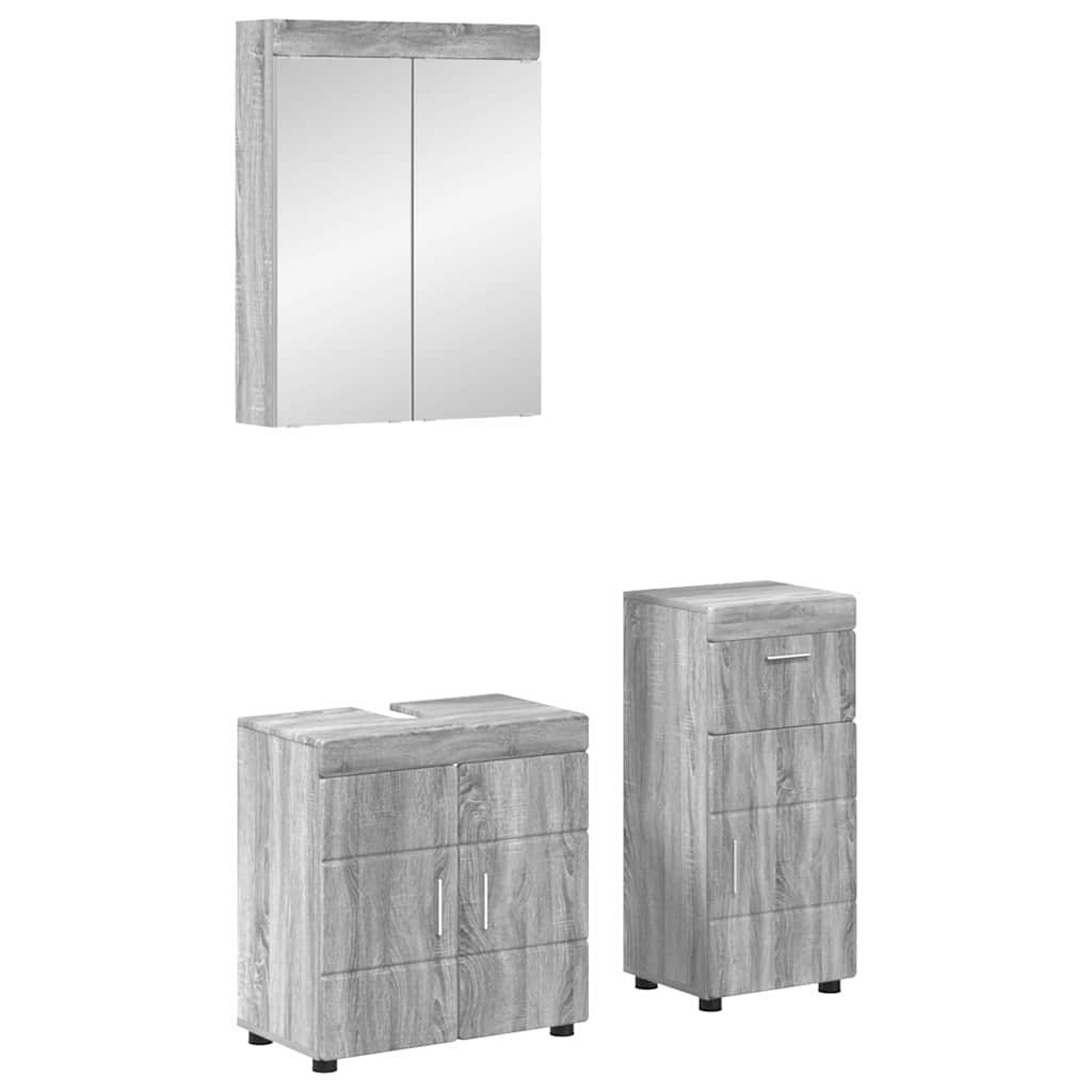 vidaXL Badkamer wastafelkast Wit 60 x 34 x 63 cm Bewerkt hout