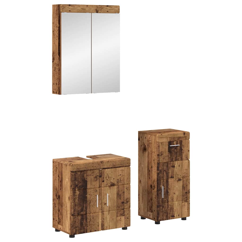 vidaXL Badkamer wastafelkast Wit 60 x 34 x 63 cm Bewerkt hout