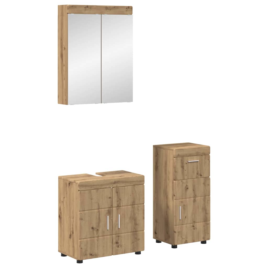 vidaXL Badkamer wastafelkast Wit 60 x 34 x 63 cm Bewerkt hout