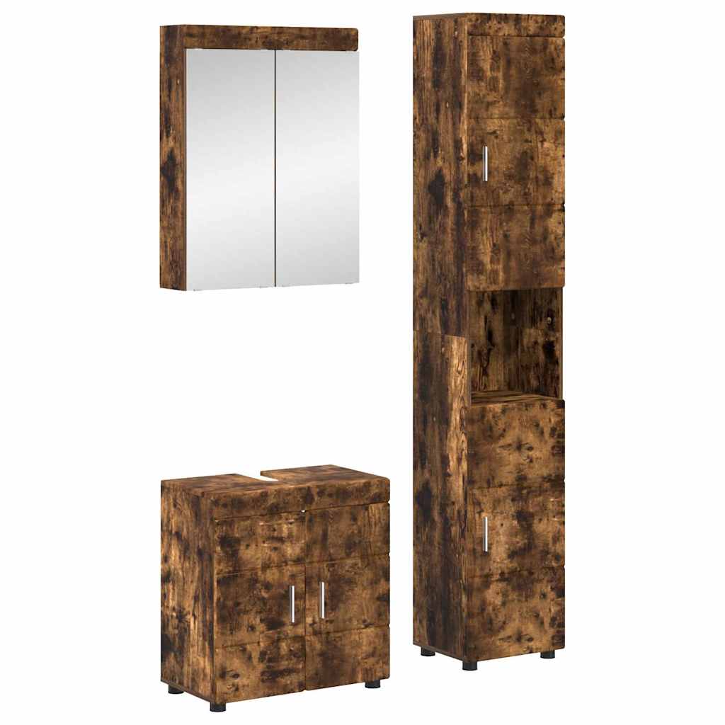 vidaXL Badkamer wastafelkast Wit 60 x 34 x 63 cm Bewerkt hout