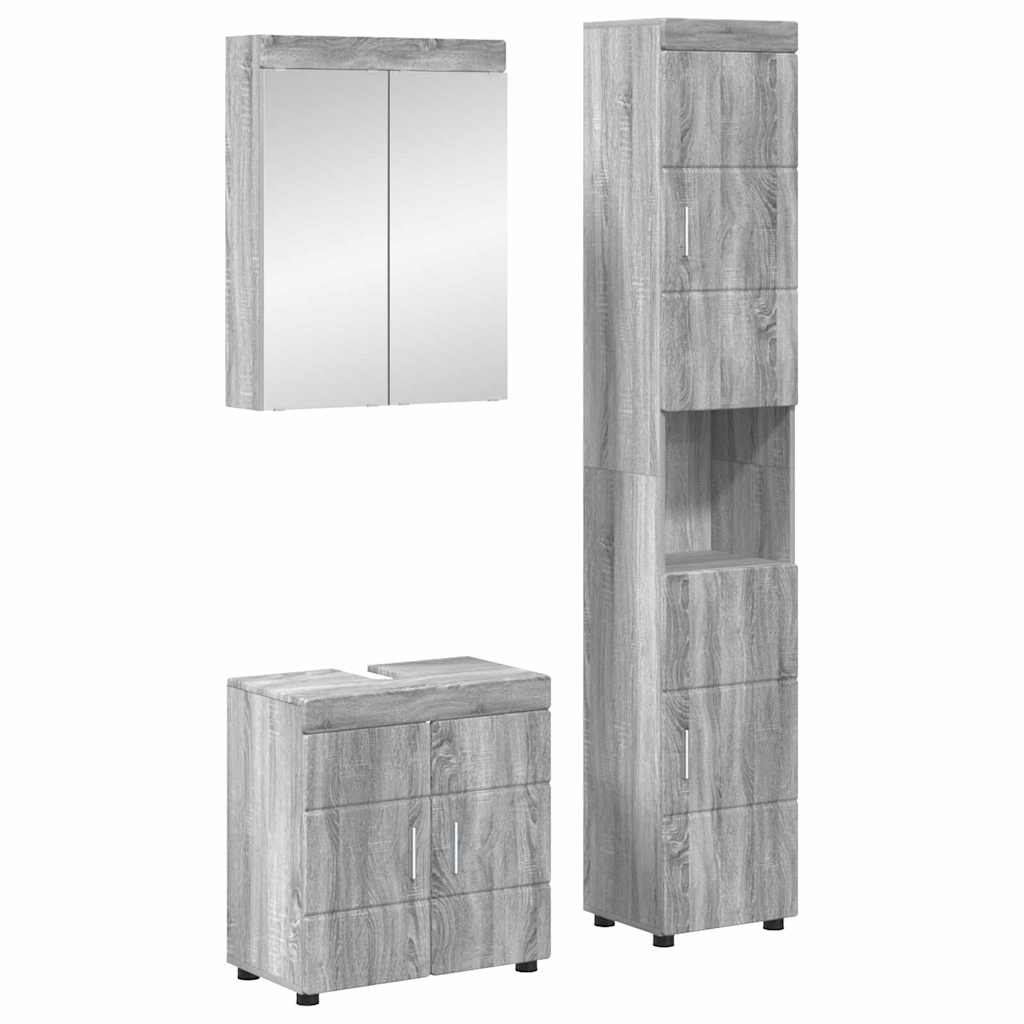 vidaXL Badkamer wastafelkast Wit 60 x 34 x 63 cm Bewerkt hout