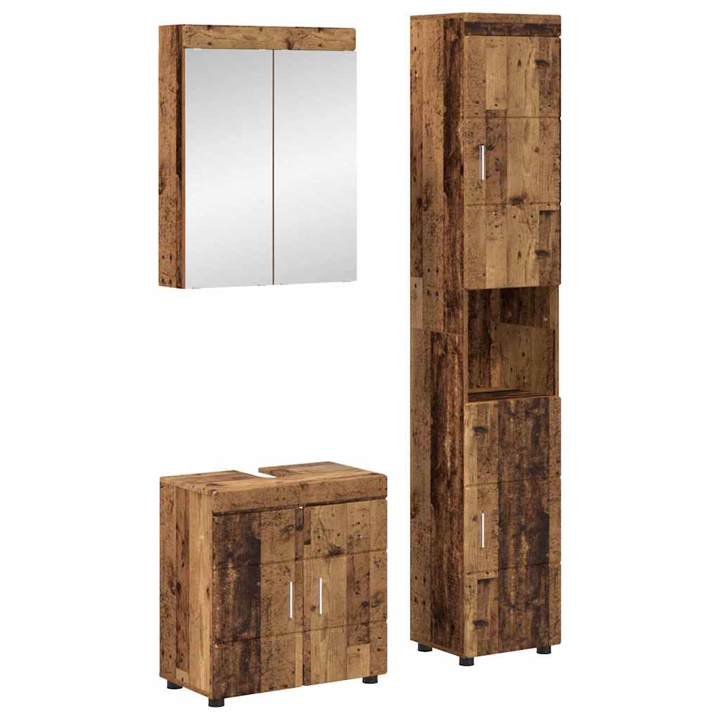 vidaXL Badkamer wastafelkast Wit 60 x 34 x 63 cm Bewerkt hout