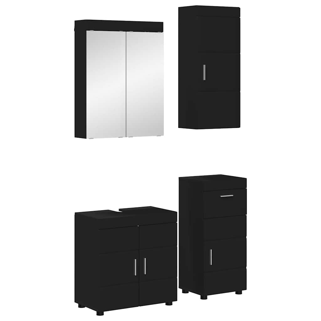 vidaXL Badkamer wastafelkast Wit 60 x 34 x 63 cm Bewerkt hout