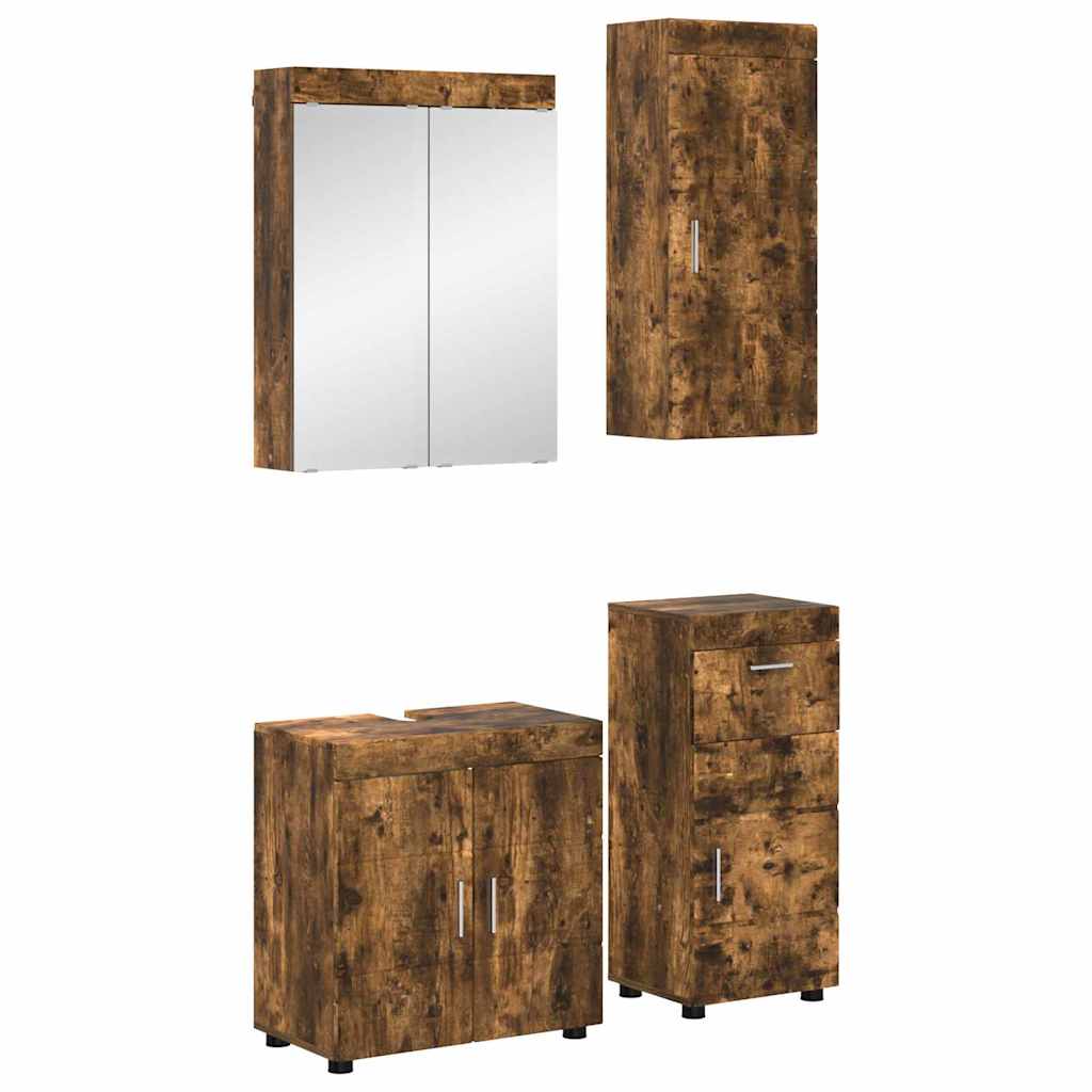 vidaXL Badkamer wastafelkast Wit 60 x 34 x 63 cm Bewerkt hout