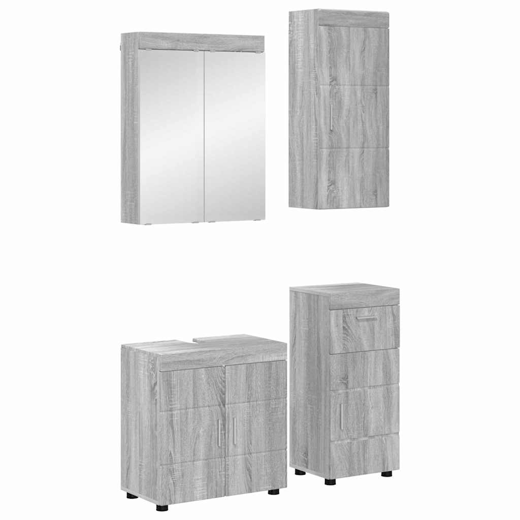 vidaXL Badkamer wastafelkast Wit 60 x 34 x 63 cm Bewerkt hout