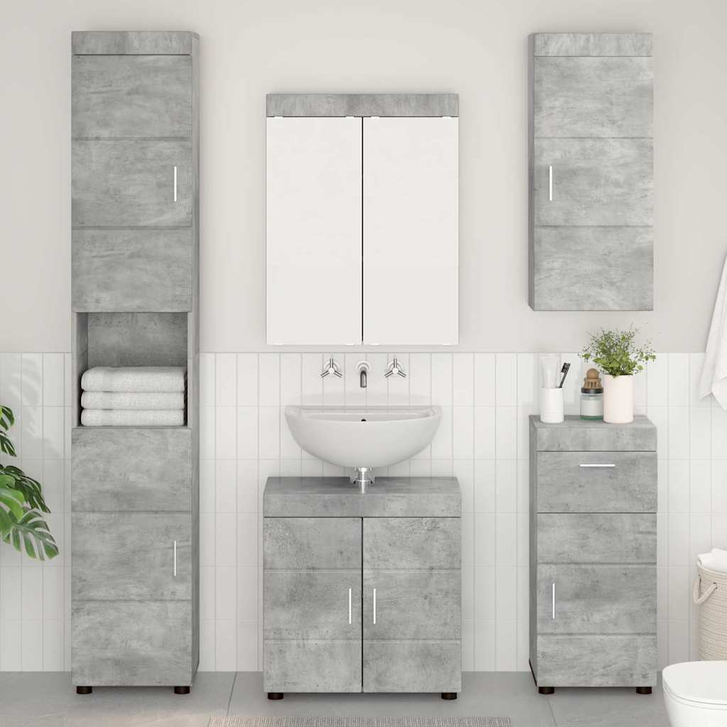 vidaXL Badkamer wastafelkast Wit 60 x 34 x 63 cm Bewerkt hout