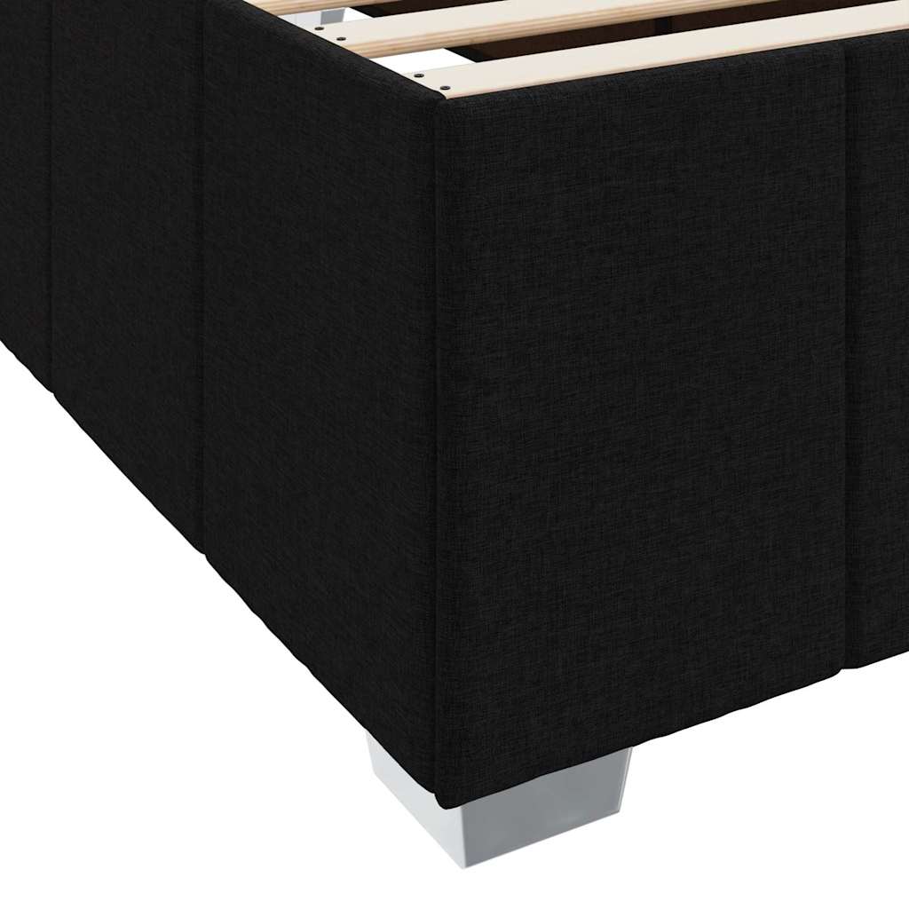 vidaXL Bedframe met matras Lichtgrijs 80 x 200 cm Stof