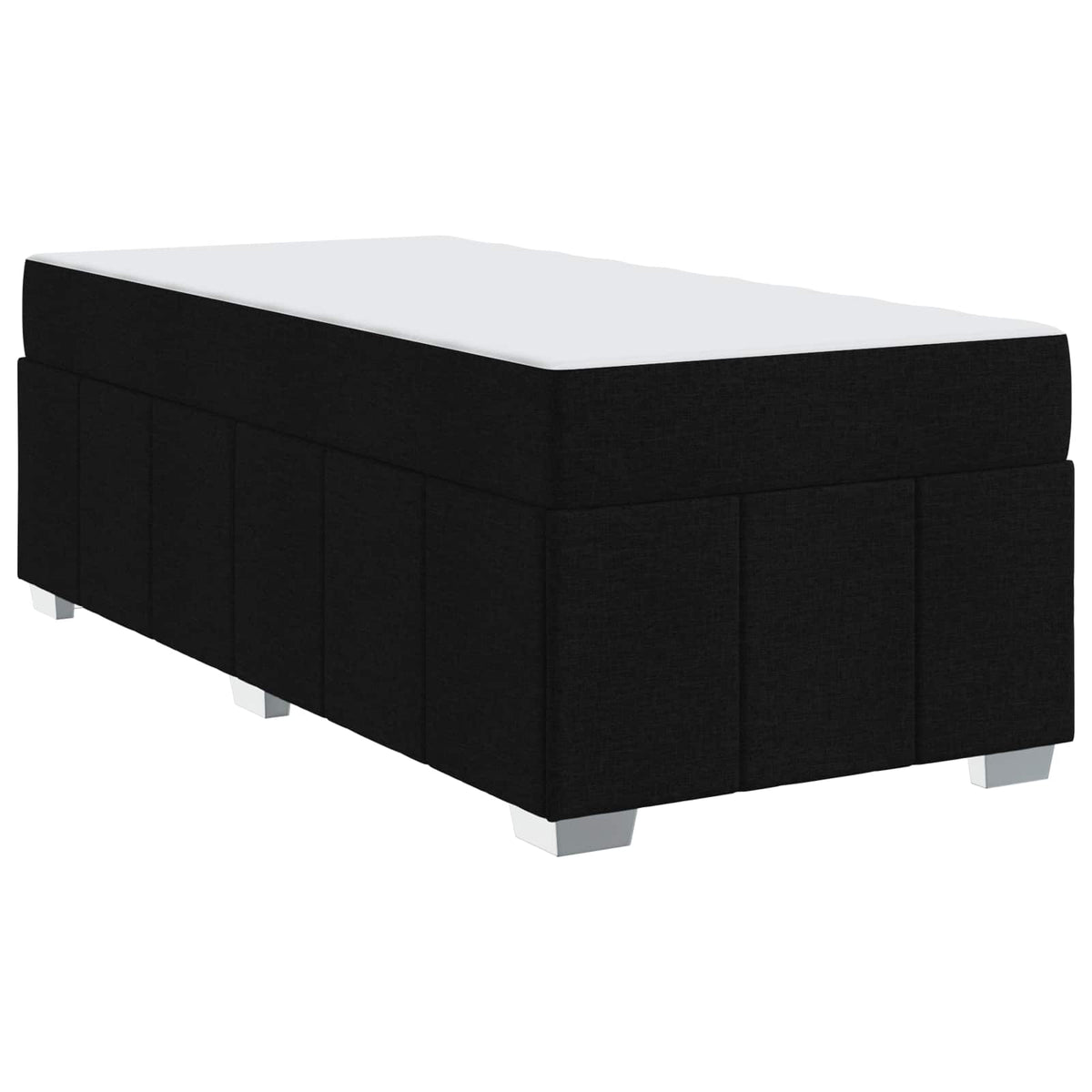 vidaXL Bedframe met matras Lichtgrijs 80 x 200 cm Stof