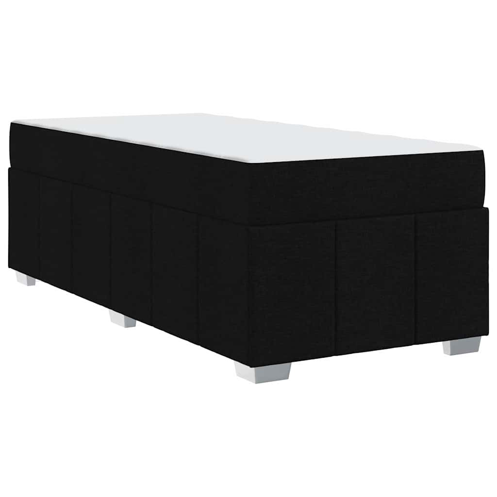 vidaXL Bedframe met matras Lichtgrijs 80 x 200 cm Stof
