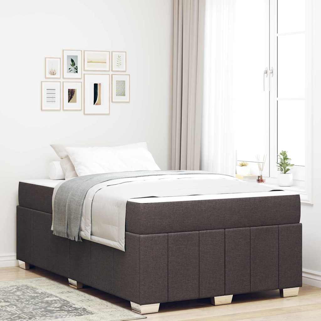 vidaXL Bedframe met matras Lichtgrijs 80 x 200 cm Stof