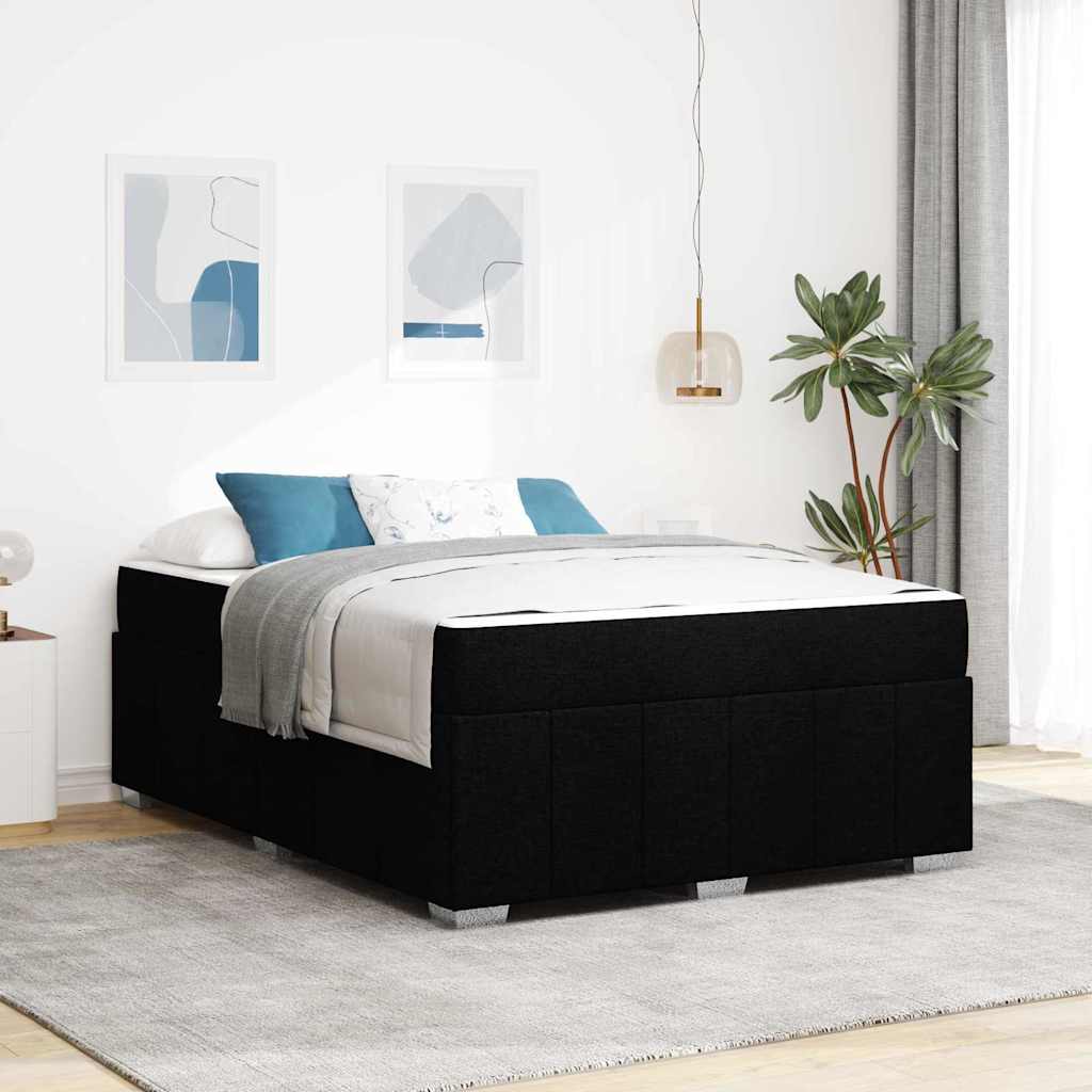 vidaXL Bedframe met matras Lichtgrijs 80 x 200 cm Stof