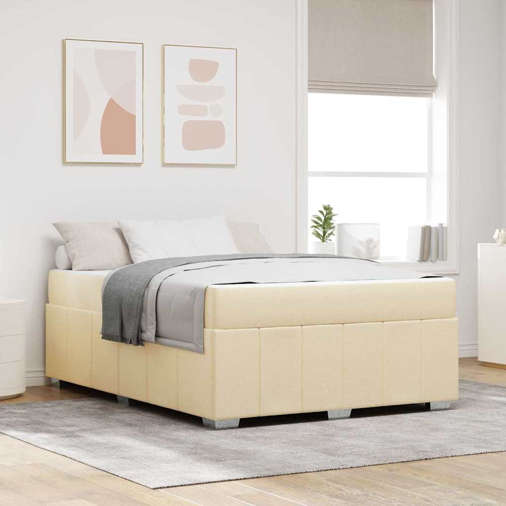vidaXL Bedframe met matras Lichtgrijs 80 x 200 cm Stof