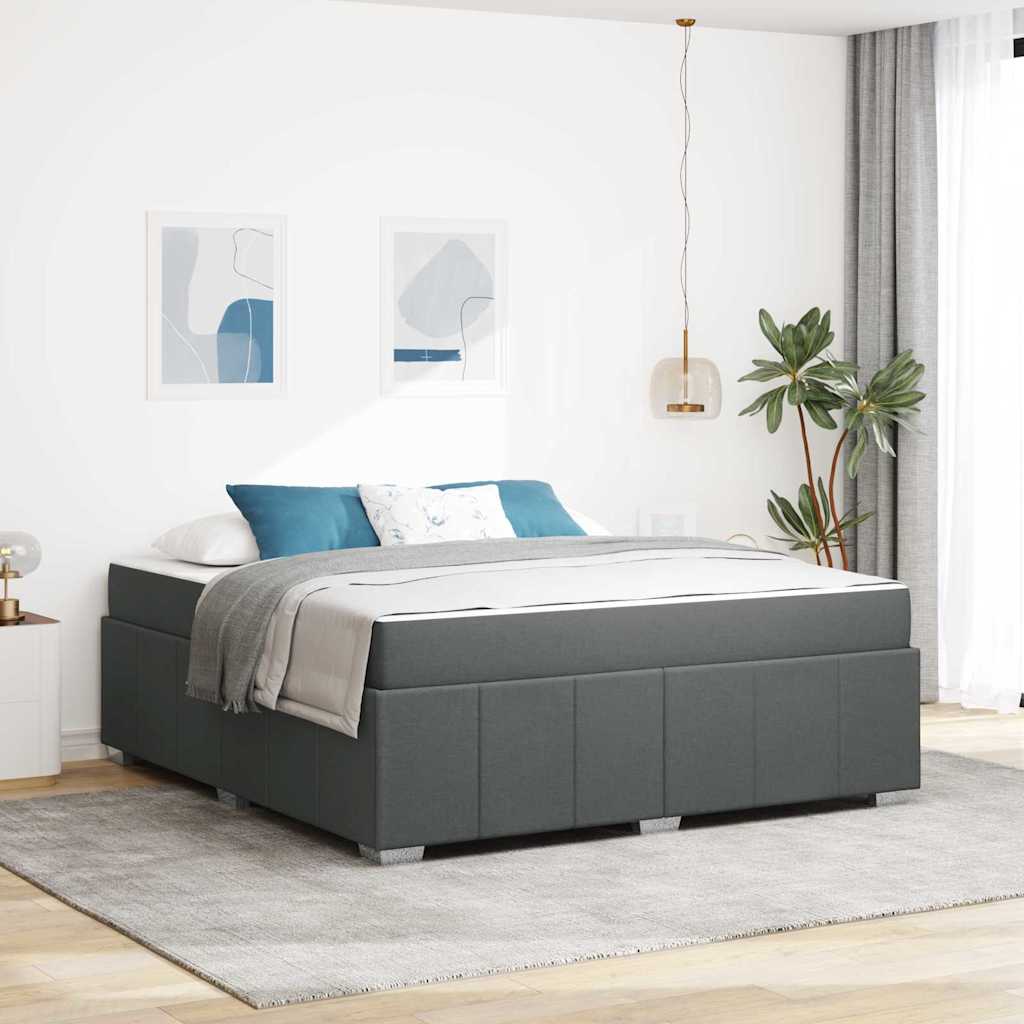 vidaXL Bedframe met matras Lichtgrijs 80 x 200 cm Stof