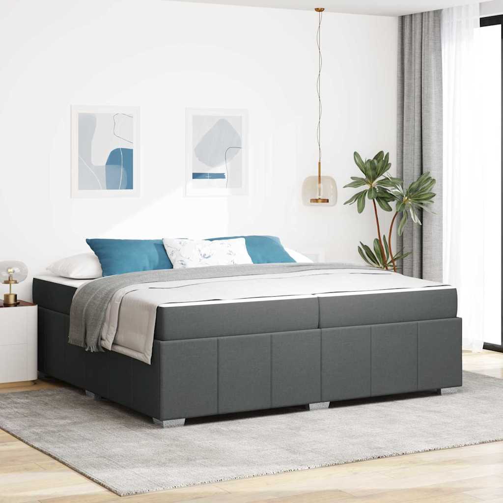vidaXL Bedframe met matras Lichtgrijs 80 x 200 cm Stof