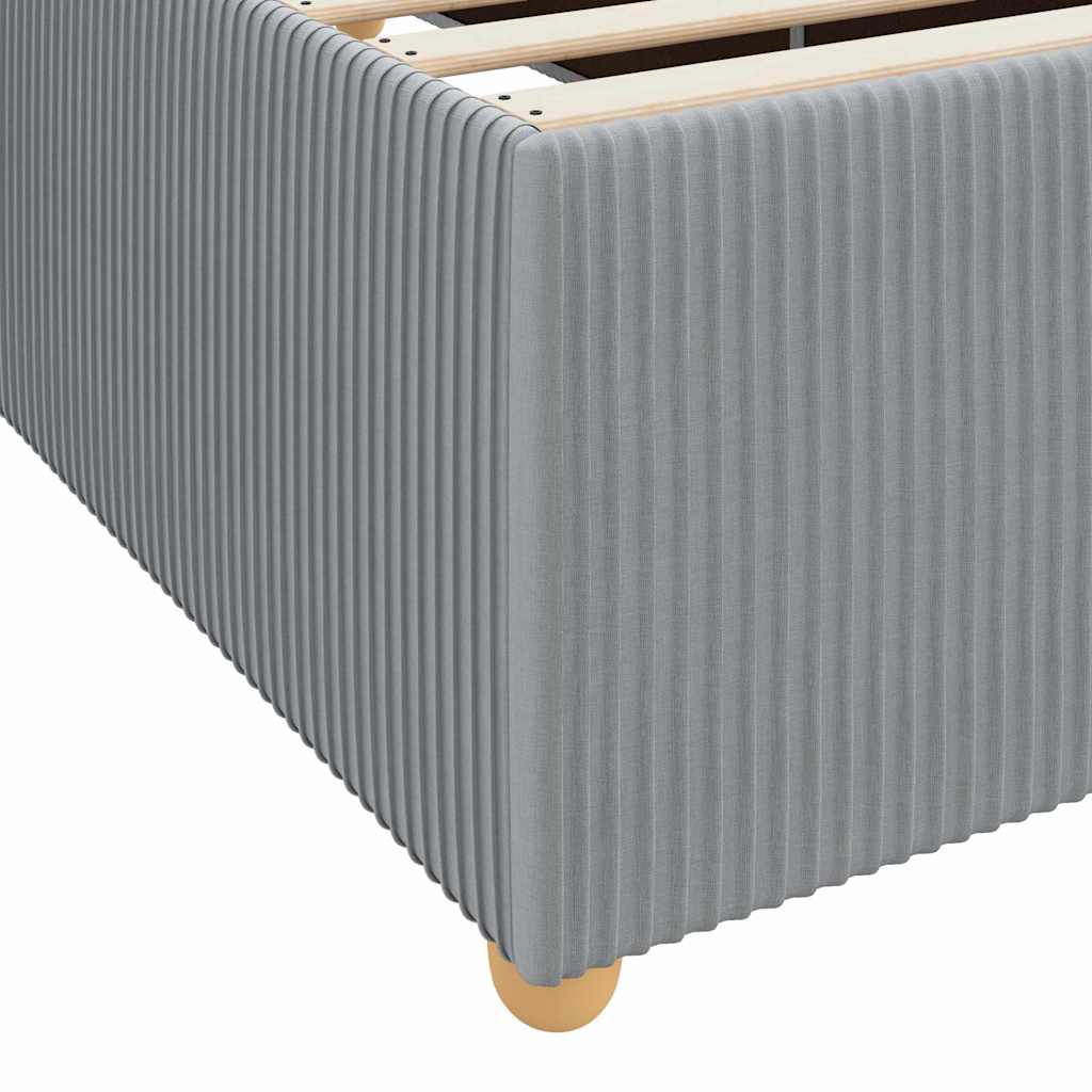 vidaXL Bedframe Anders Lichtgrijs 80 x 200 cm Stof