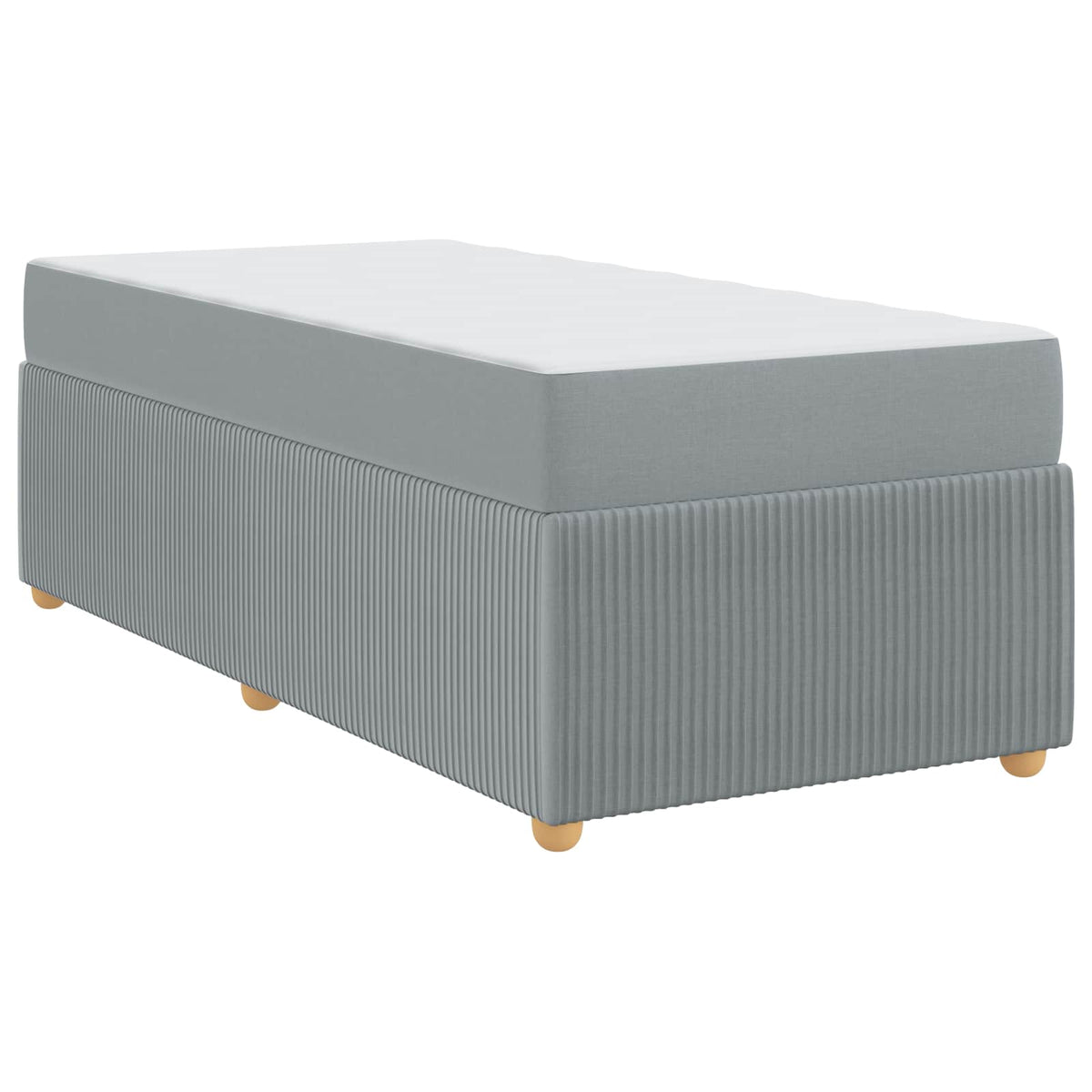 vidaXL Bedframe Anders Lichtgrijs 80 x 200 cm Stof