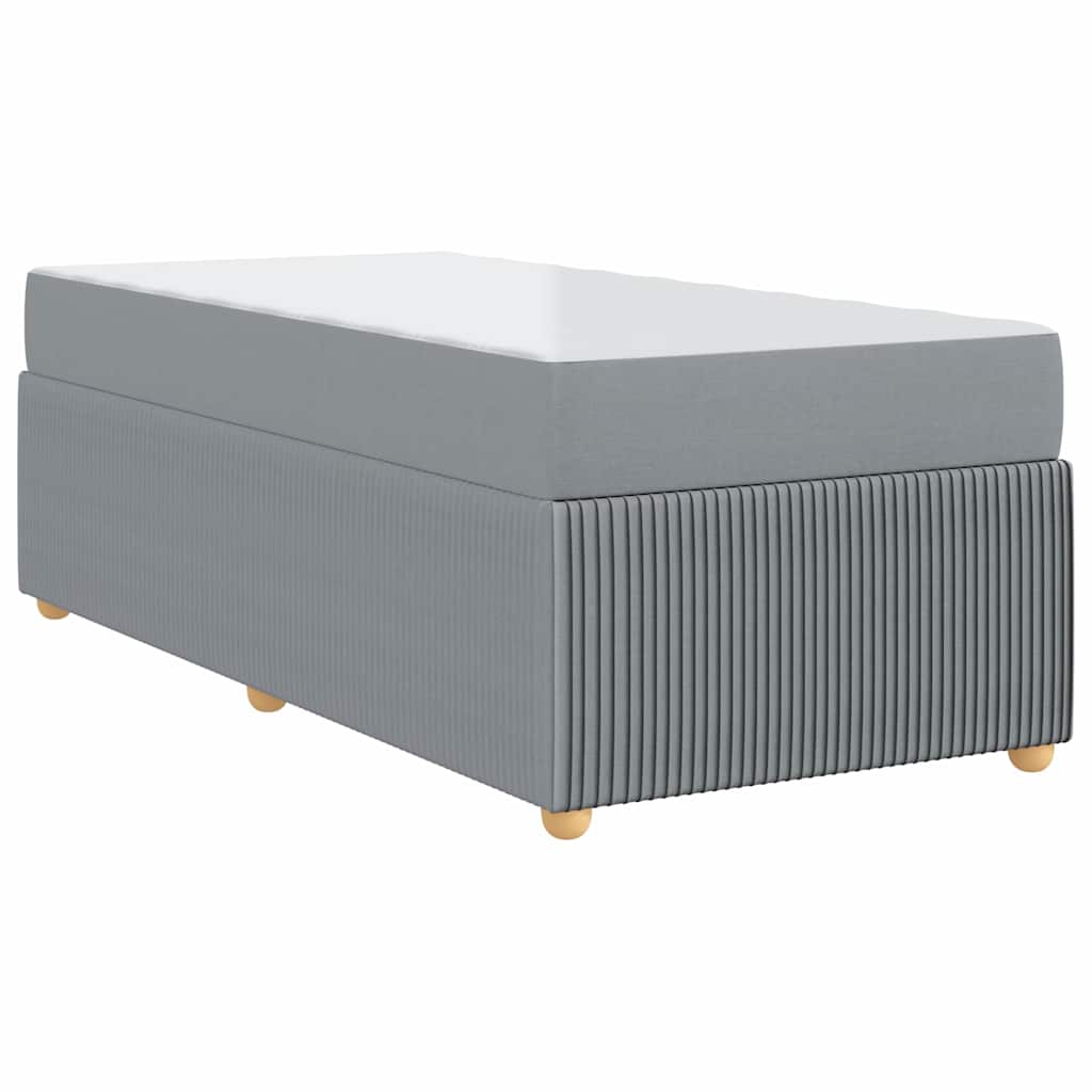 vidaXL Bedframe Anders Lichtgrijs 80 x 200 cm Stof