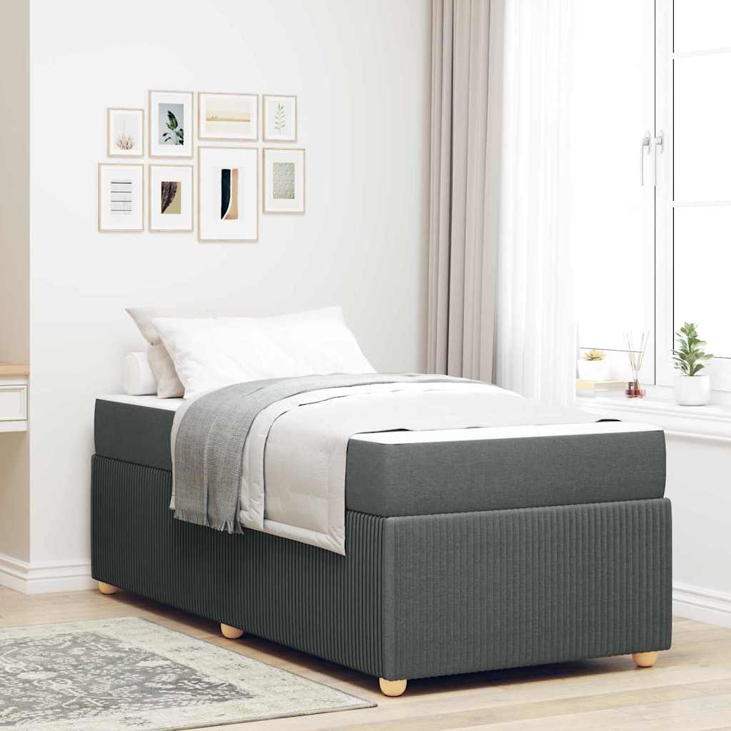 vidaXL Bedframe Anders Lichtgrijs 80 x 200 cm Stof