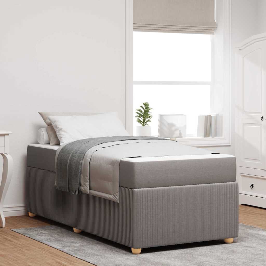 vidaXL Bedframe Anders Lichtgrijs 80 x 200 cm Stof