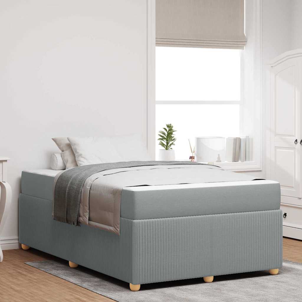 vidaXL Bedframe Anders Lichtgrijs 80 x 200 cm Stof