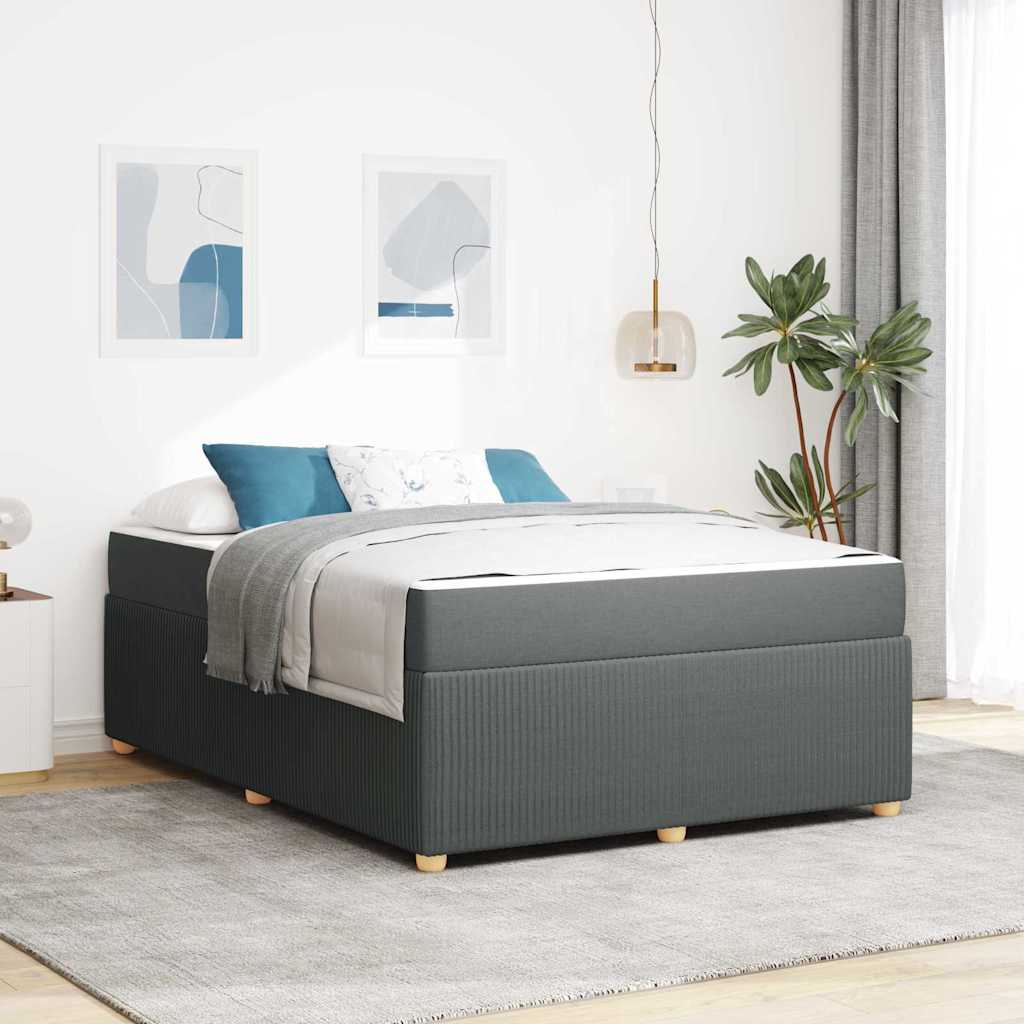 vidaXL Bedframe Anders Lichtgrijs 80 x 200 cm Stof