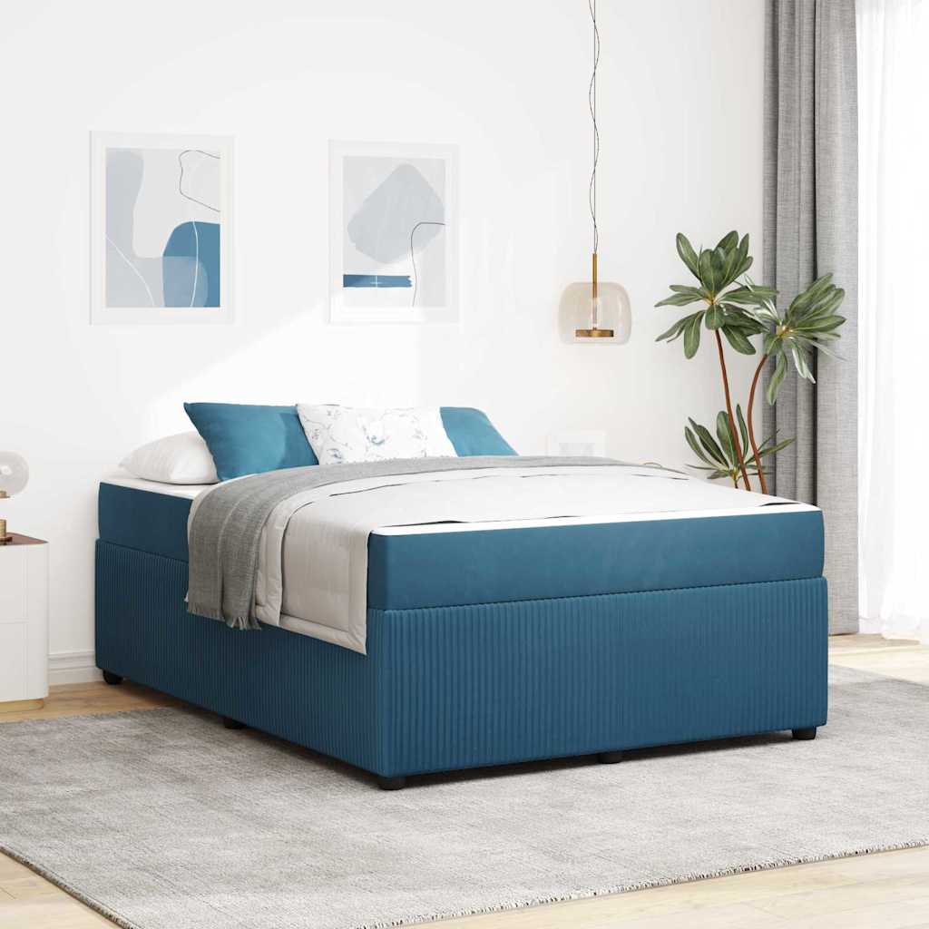 vidaXL Bedframe met matras Anders Donkergrijs 80 x 200 cm Fluweel