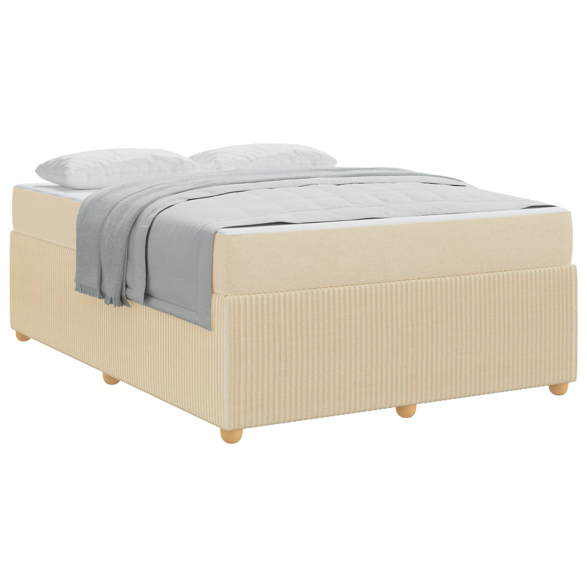 vidaXL Bedframe Anders Lichtgrijs 80 x 200 cm Stof