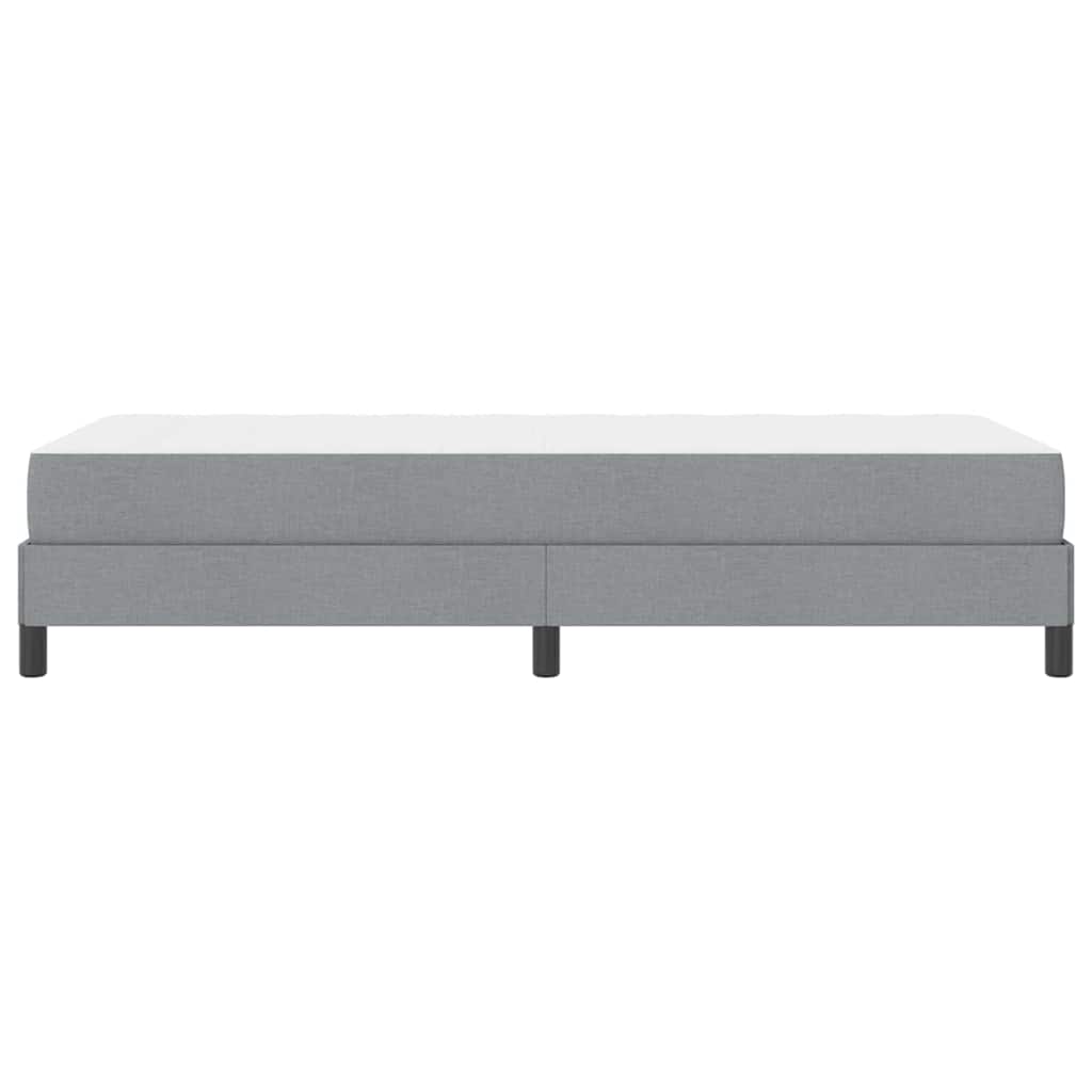 vidaXL Boxspring bed met matras Lichtgrijs 80 x 200 cm Stof