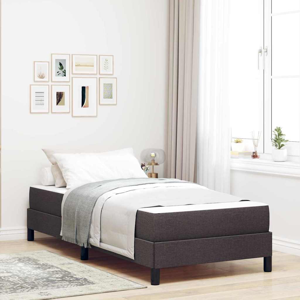 vidaXL Boxspring bed met matras Lichtgrijs 80 x 200 cm Stof