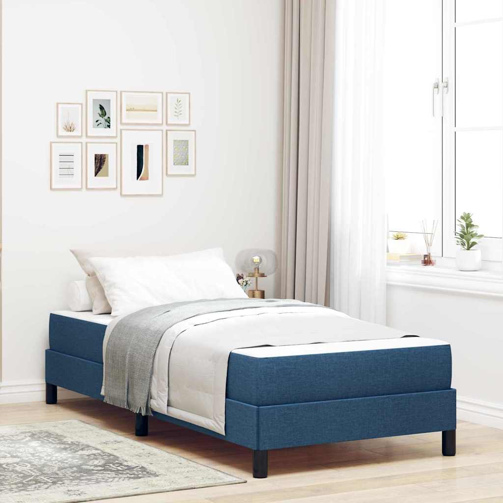 vidaXL Boxspring bed met matras Lichtgrijs 80 x 200 cm Stof