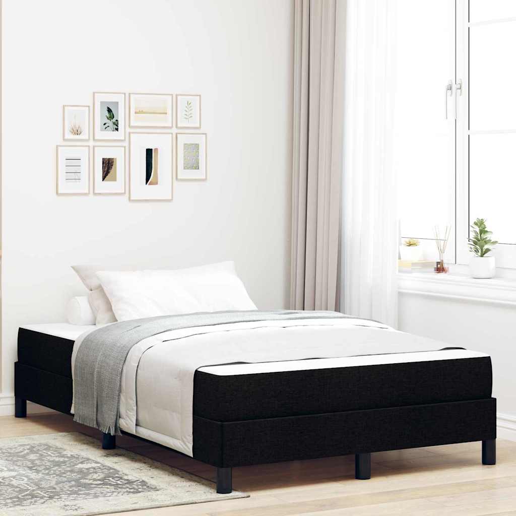 vidaXL Boxspring bed met matras Lichtgrijs 80 x 200 cm Stof