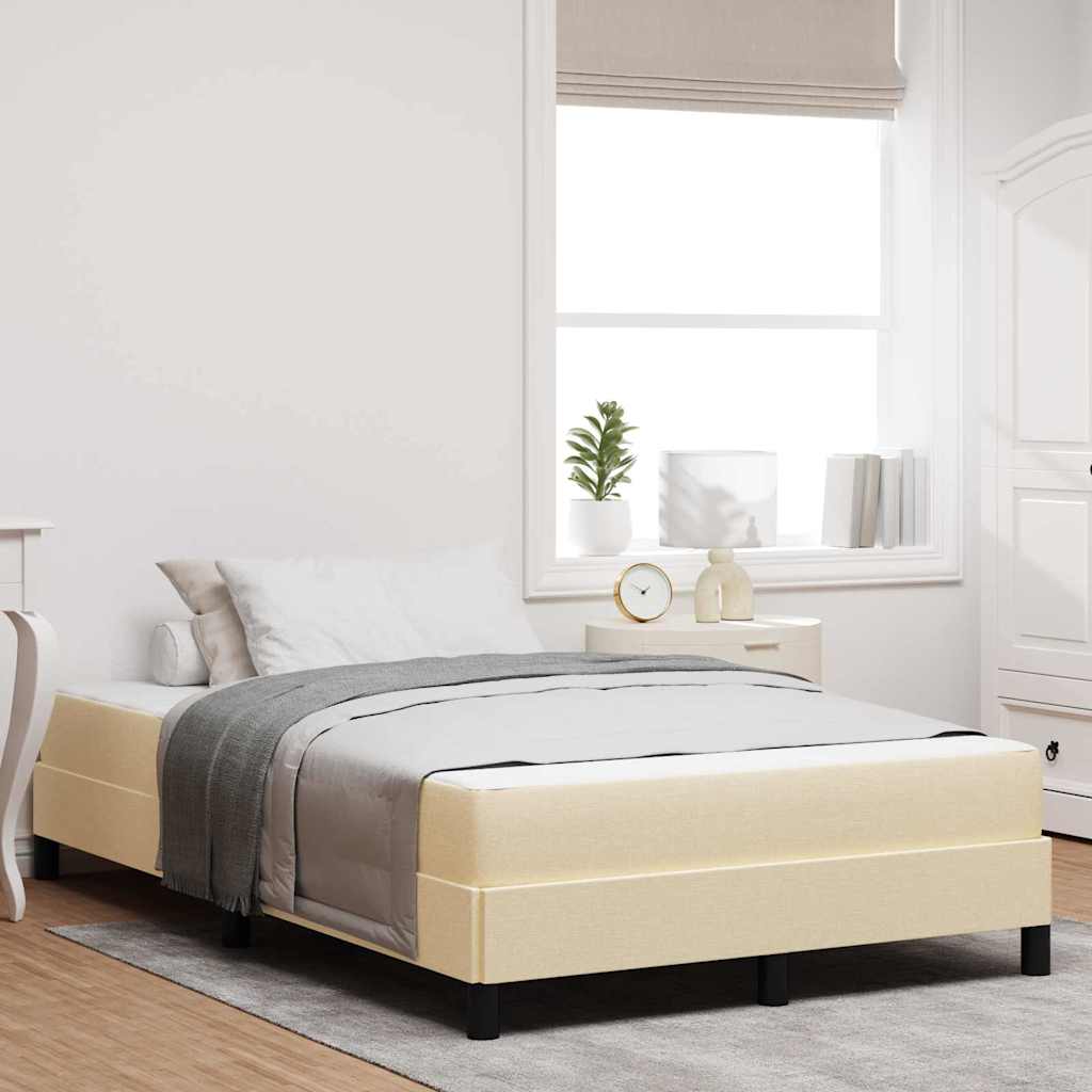 vidaXL Boxspring bed met matras Lichtgrijs 80 x 200 cm Stof