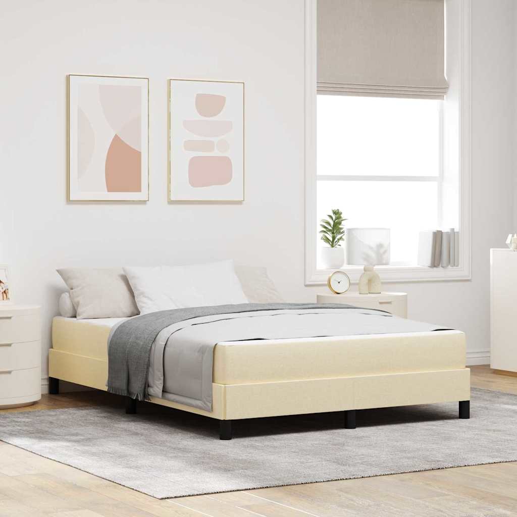 vidaXL Boxspring bed met matras Lichtgrijs 80 x 200 cm Stof